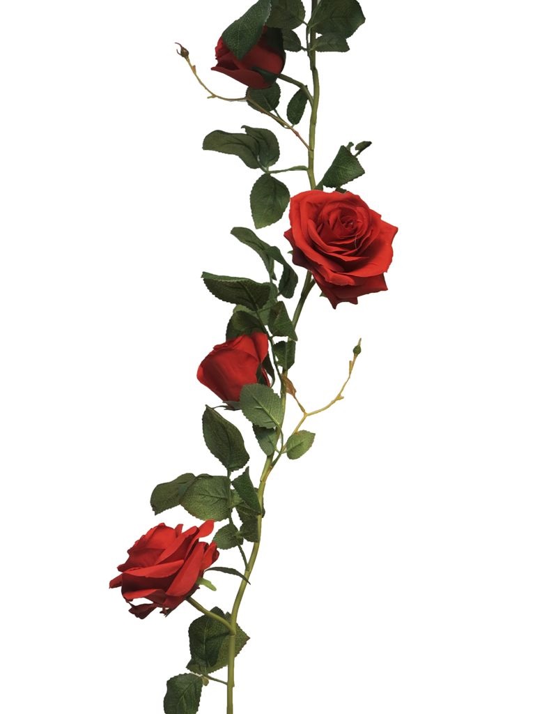 GUIRNALDA ROSA DIJON. 145CM ROJO