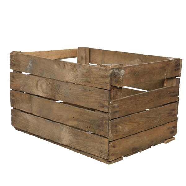 APPLE CRATE WOOD L40-W50-H30CM