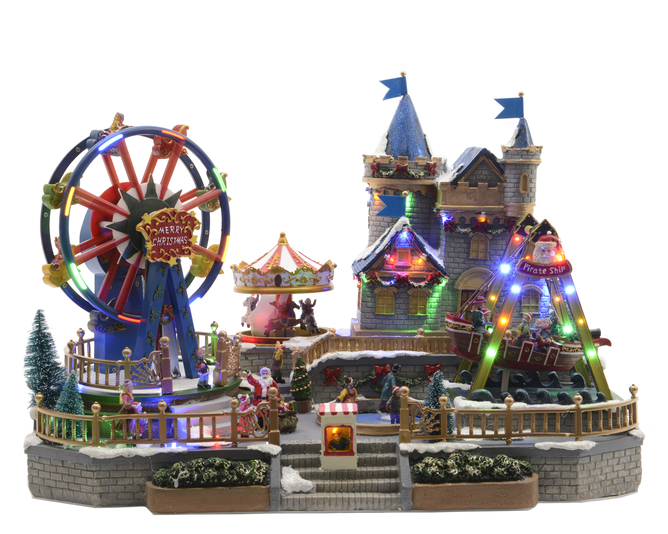 ESCENA ATRACCIONES FERIA 56CM-56LED/MULTI/MUS/MOV