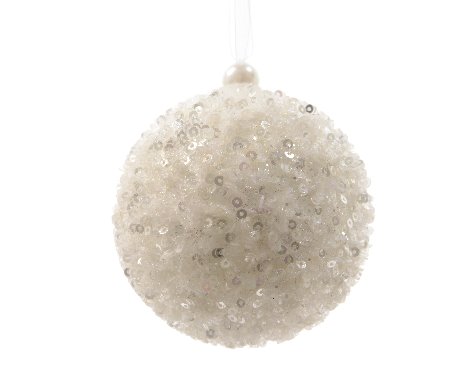 BOLA POREX PAILLETE BLC 80MM