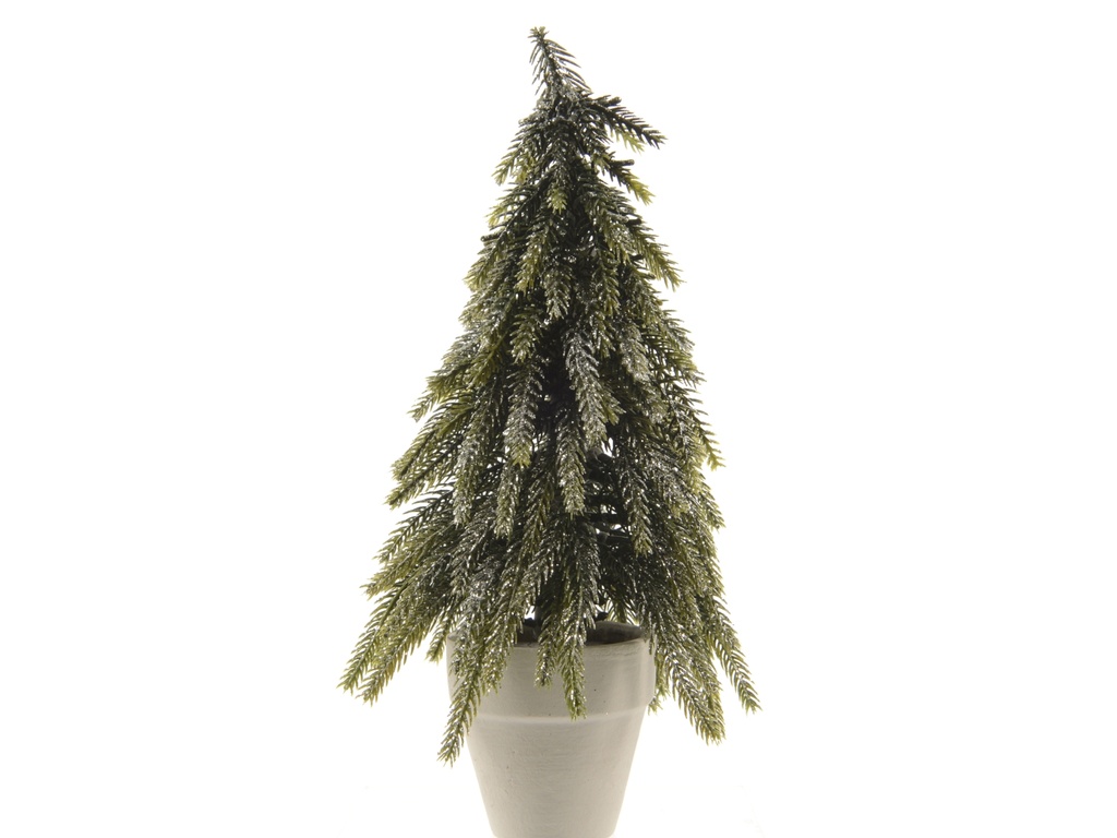 MINI TREE SILVER GLITTER DIA11-H19CM