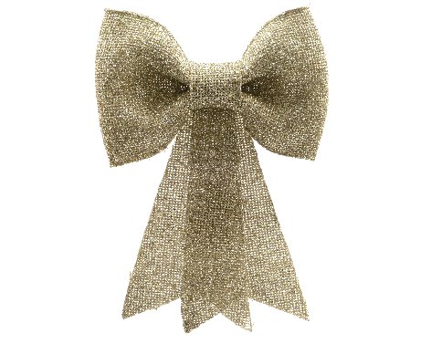 LAZO PURPURINA. 13X14CM.ORO  UD