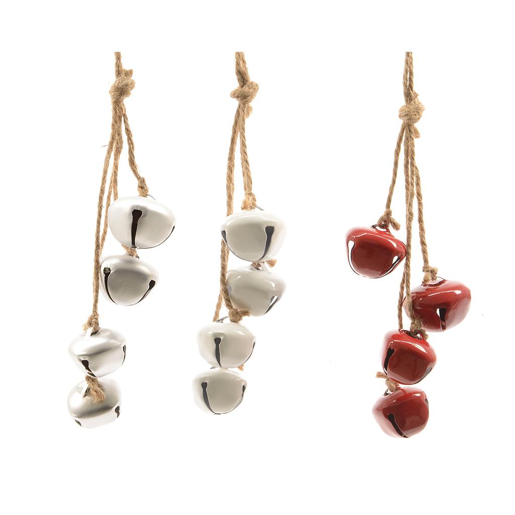 GRAPPE DE CLOCHETTES - 24CM - 3 ASSORTIMENTS - À L' UNITÉ 