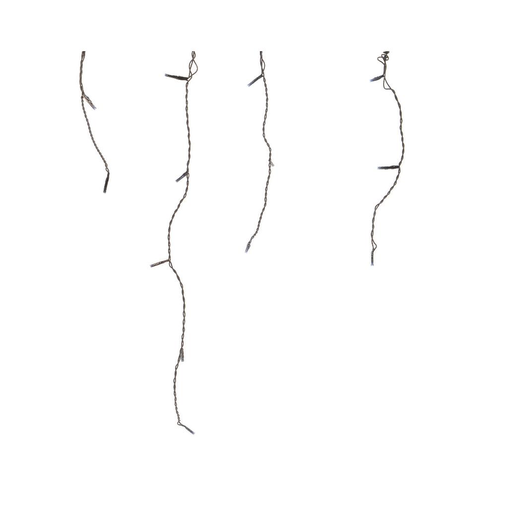 GUIRLANDE STALACTITES NOIRS  2000CM-490LED/FRI/PAR/TIM/EXT UD