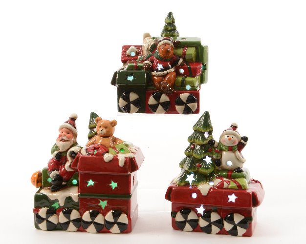 TREN CERAM 29X7X11CM-LED S/3