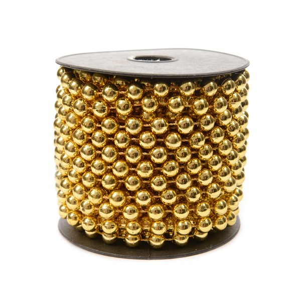 CADENA PERLAS 8 MM*10 M ORO