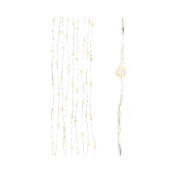 MANOJO MICRO PLATA 80CM-60LED/CAL/BAT/6H