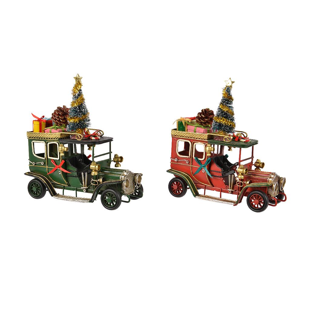*c* IRON CAR W GIFTS W TREE 2CLAS