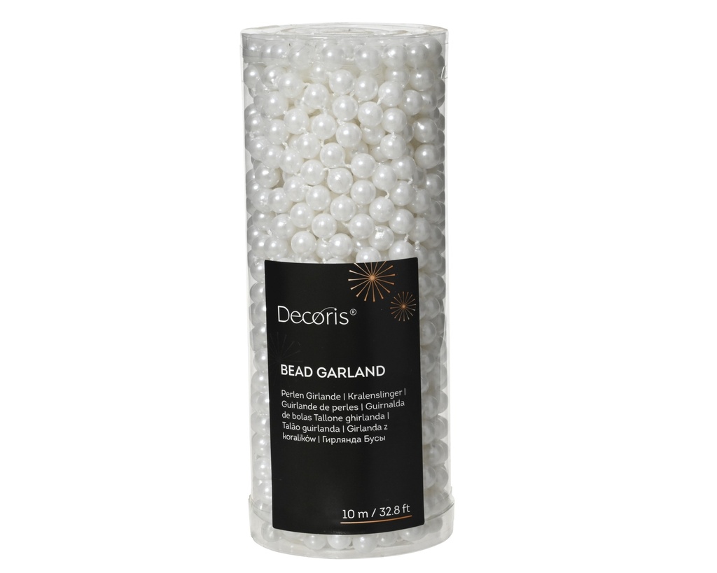 CHAÎNE DE PERLES - BLANCHE - 8MM*10M