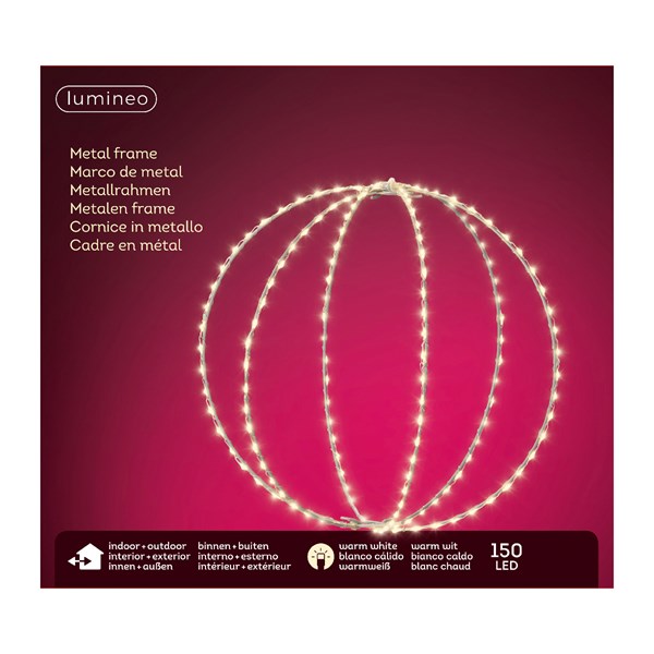 BOLA MET MICRO EXTRADENSE 28CM-150LED/CAL/EXT