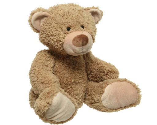 OURS EN PELUCHE ASSIS MARRON 20CM