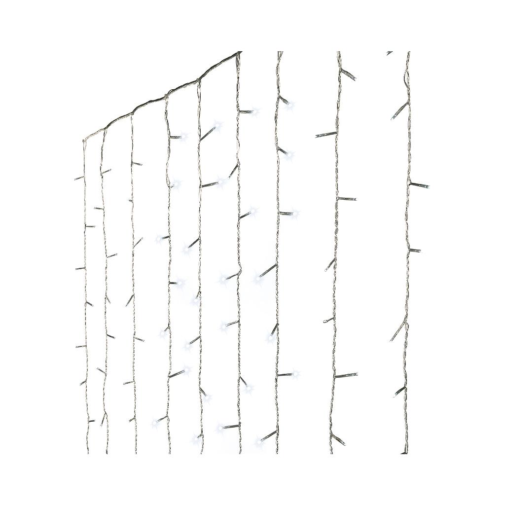 CORTINA  DE LUZ MICRO LED - 220X150CM-240LUCES/EXT/LUZ FRIA