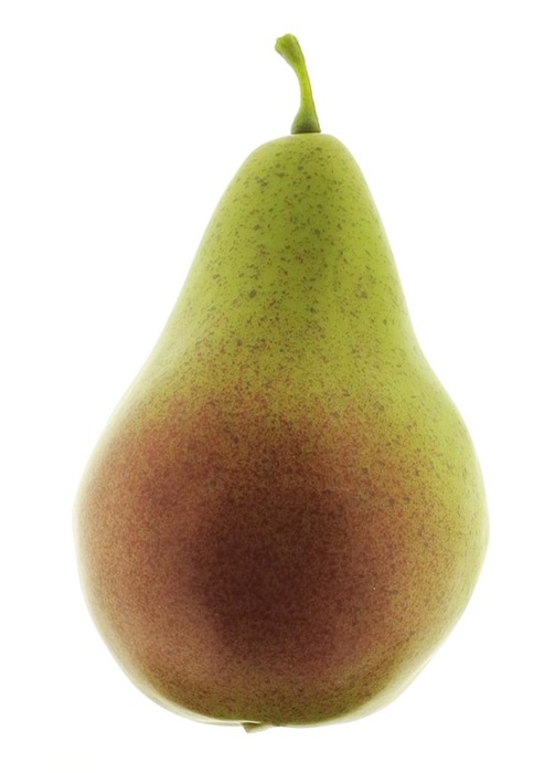 PERA ROJO-VERDE - CAJA DE 6 UNIDADE - 11CM