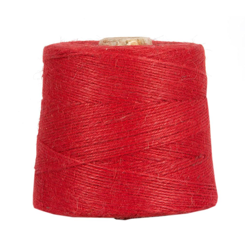CORDE DE JUTE ROUGE 1KG