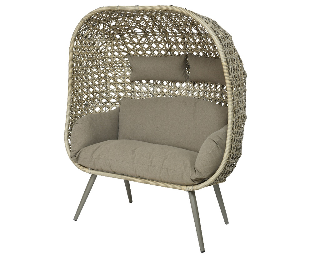 ***PALERMO STANDING EGG CHAIR WICKER