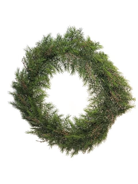 CORONA ABETO VERDE CHARM. 110CM - MUY BONITO 