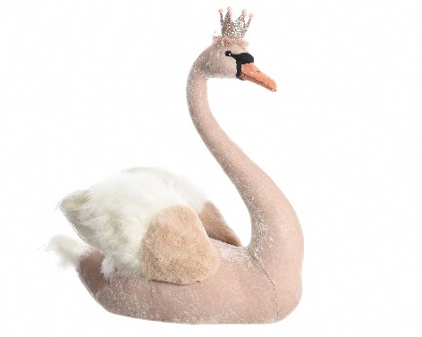 CISNE PELO/CORONA 61CM BEIGE