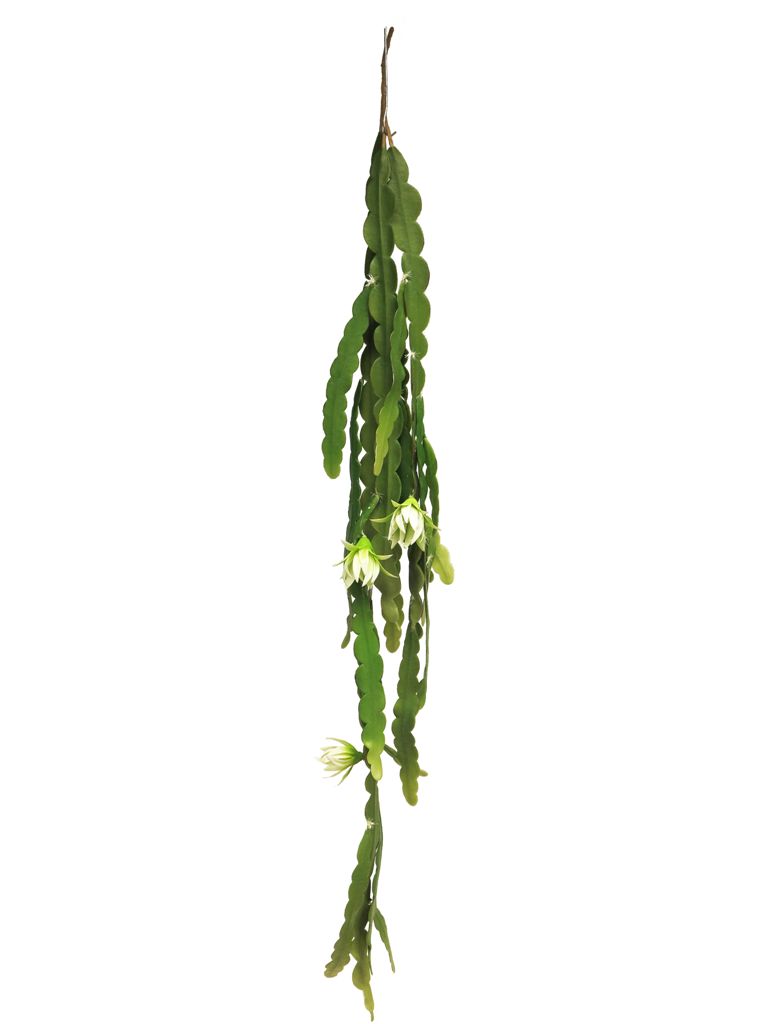 ***FLOWER CACTUS BUSH CREAM 100CM
