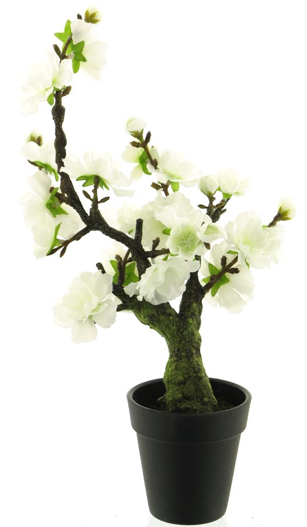 CEREZO EN MACETA - CREMA - 35CM