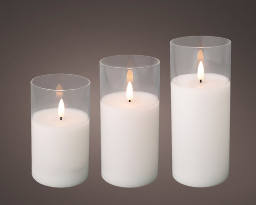 [4-485836] *** LED CANDLE GLASS BO INDOOR 485836