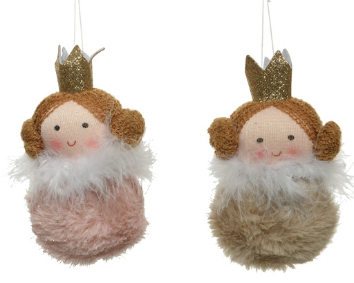 [4-522717] ANGEL TELA COLGAR - 15CM - 2 COLORES - PRECIO UNIDAD