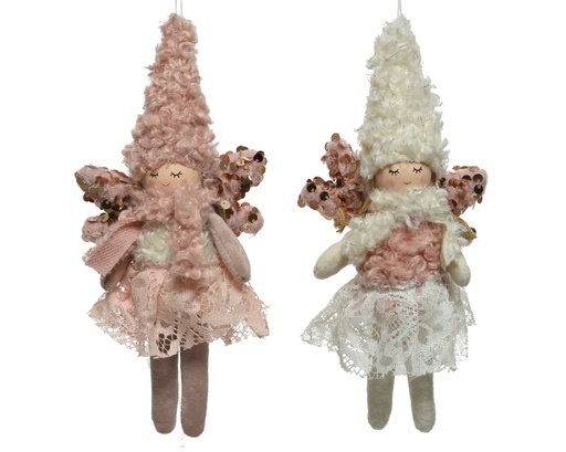 [4-522766] ANGEL COLGAR TELA - 21CM - 2 COLORES - PRECIO UNIDAD