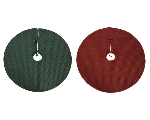 [4-644790] FALDA ABETO TERCIOPELO - DIAM 100CM - 2 COLORES - PRECIO UNIDAD