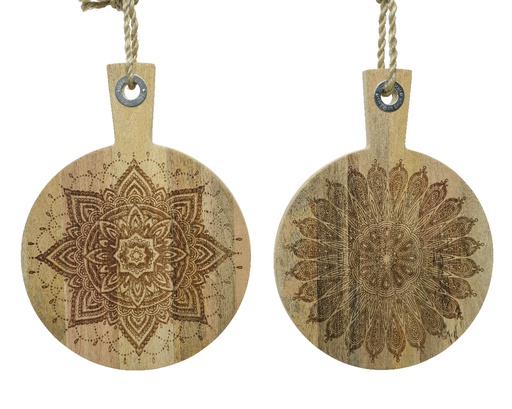 [4-825382] TABLA DE CORTE DE MANGO L35-W26-H2cm 2SURT PRECIO UNIDAD