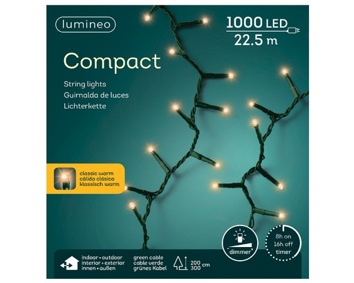 [4-495373] GUIRLANDE COMPACT D'EXTERIEUR 2250cm-1000L