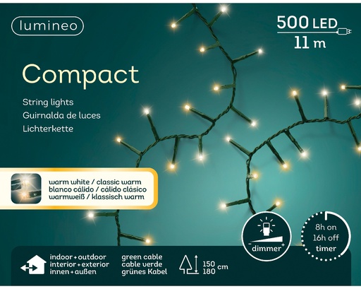 [4-495417] LED COMPACT LIGHTS OUTDOOR 1100cm-500L