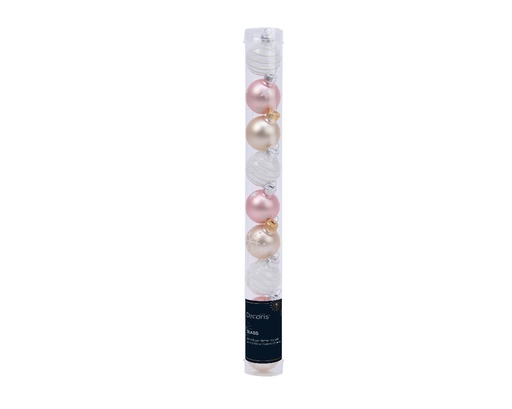 [4-010065] BAUBLES GLASS dia3cm