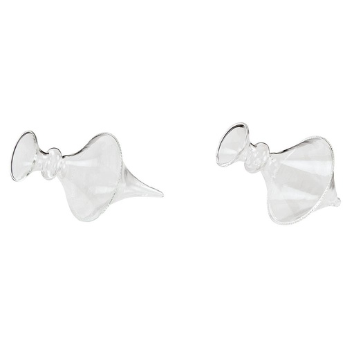 [GE-11803197] JARRONCITO CRISTAL TUMBADO 2SURT UD 7x12,5cm