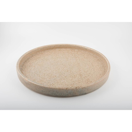 [DM-AAR5056DU] PLATO/CENTRO MESA-DIAM40CM-"TAJINE"-BEIGE
