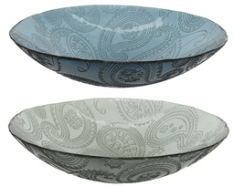 [4-825655] ***BOWL RECYCLED GLASS dia40-H10cm