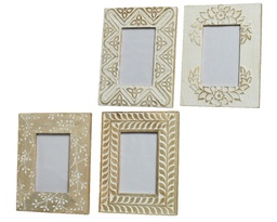 [4-843270] ***PICTURE FRAME MANGOWOOD L19-W24-H1.50cm