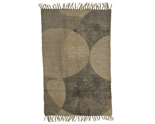 [4-875064] ALFOMBRA JUTA  FLECOS L120-W180-H0.50cm