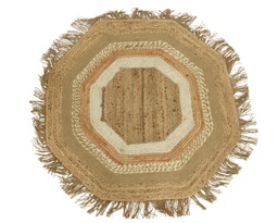 [4-875166] ***RUG JUTE L90-W90-H0.50cm