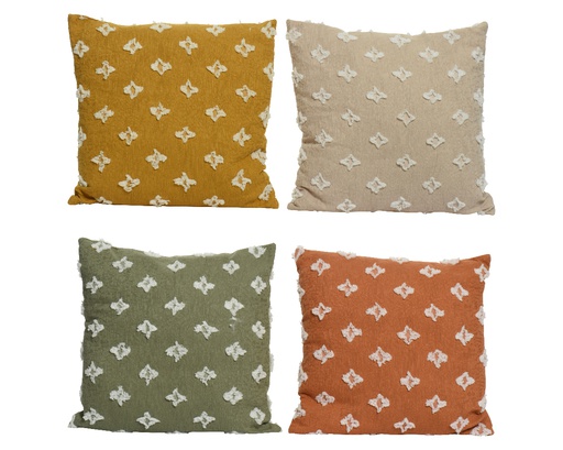 [4-875578] ***CUSHION COTTON L43-W43-H2.50cm