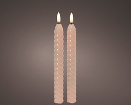 [4-898318] ***LED DINNER CANDLE BO INDOOR dia2-H24.50cm-1L