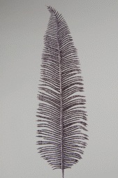 [4-708101] HOJA PLUMA C/PURP 45CM MALV S/4