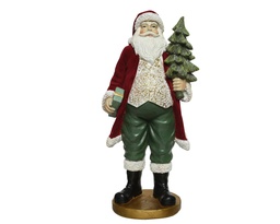 [4-520657] ***SANTA POLYRESIN MULTI L11.00-W15.50-H32.50cm