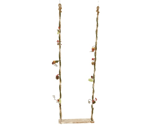 [4-526225] ***SWING CHAIR BIRCHWOOD NATURAL L15.00-W45.00-H140.00cm