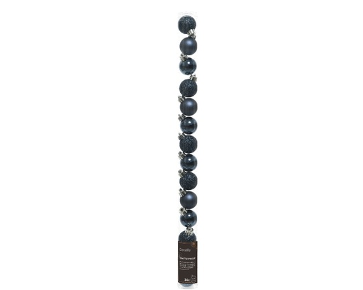 [4-020466] BOLA PLASTICO NIGHT BLUE dia3.00cm