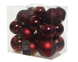 [4-020596] BOLA PLASTICO OXBLOOD dia10.00cm