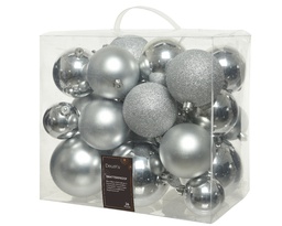 [4-020740] BOLA PLASTICO SILVER dia10.00cm