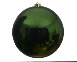 [4-022525] BOULE DE NOEL EN PLASTIQUE - VERT SAPIN - dia20.00cm