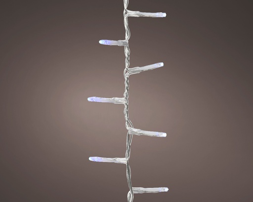 [4-495278] GUIRLANDE COMPACTE - LED LUMIERE FROIDE/BLEUE - TRANSPARENTE - 3400cm-1500L
