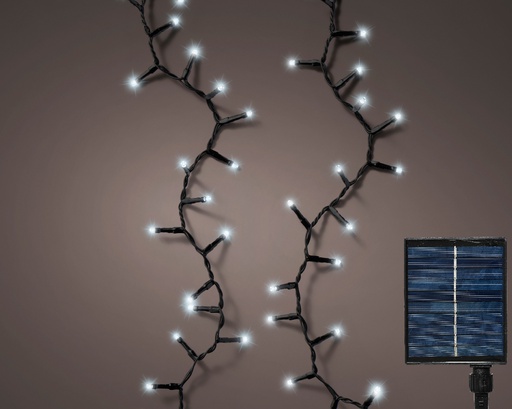 [4-496276] GUIRLANDE COMPACTE - LED LUMIERE FROIDE - NOIR SOLAIRE - L1600.00cm-750L