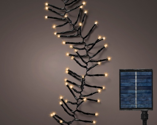 [4-496294] GUIRNALDA CLUSTER SOLAR BLACK/CLASSIC WARM L1400.00cm-1512L