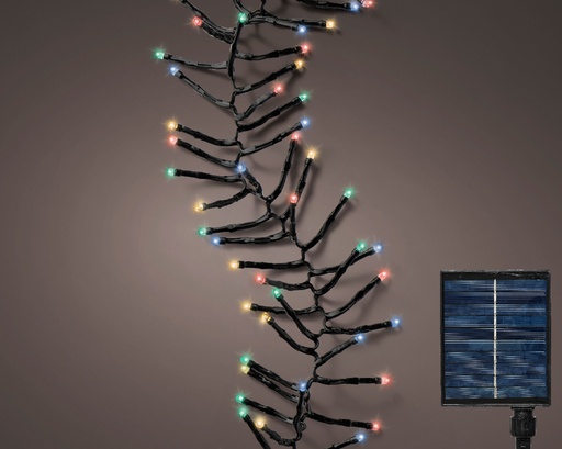 [4-496295] GUIRNALDA CLUSTER SOLAR BLACK/MULTI L1400.00cm-1512L